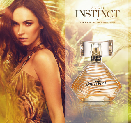 Reklama perfum Avon Instinct