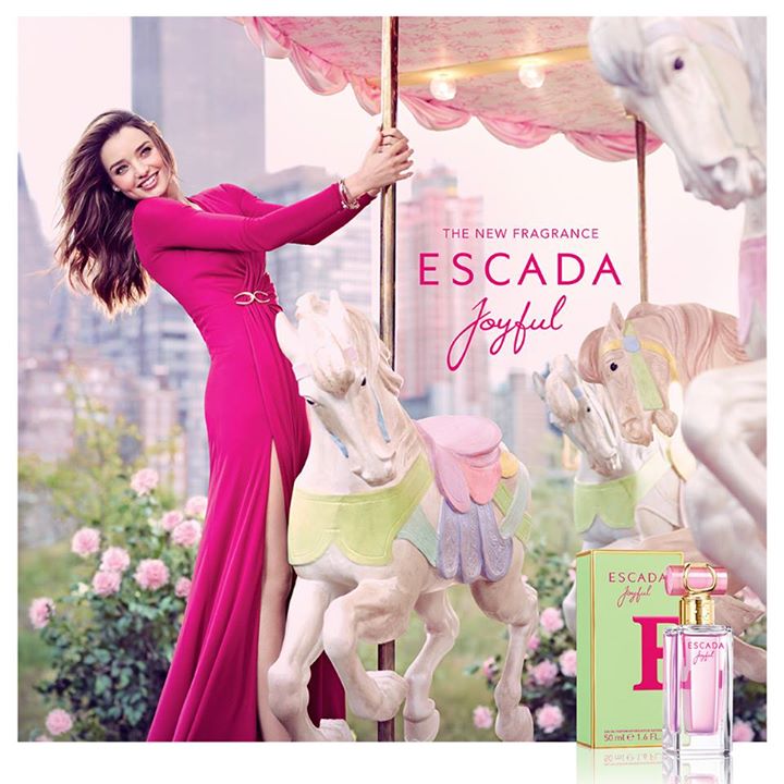 Reklama perfum Escada Joyful