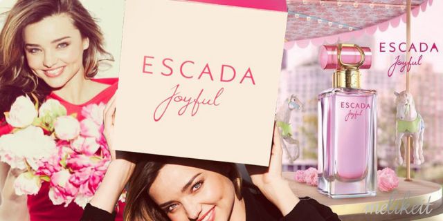 Reklama perfum Escada Joyful