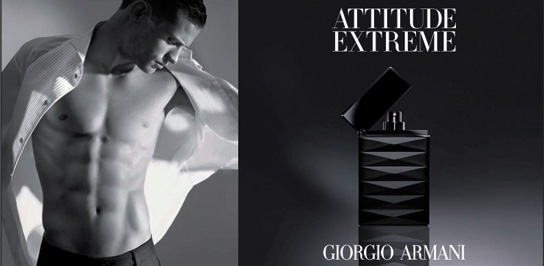 Reklama perfum Giorgio Armani Attitude Extreme