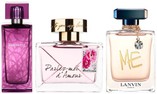 Perfumy o zapachu jagód: Lalique Amethyst, Lanvin Lanvin Me, John Galliano Parlez-Moi d’Amour