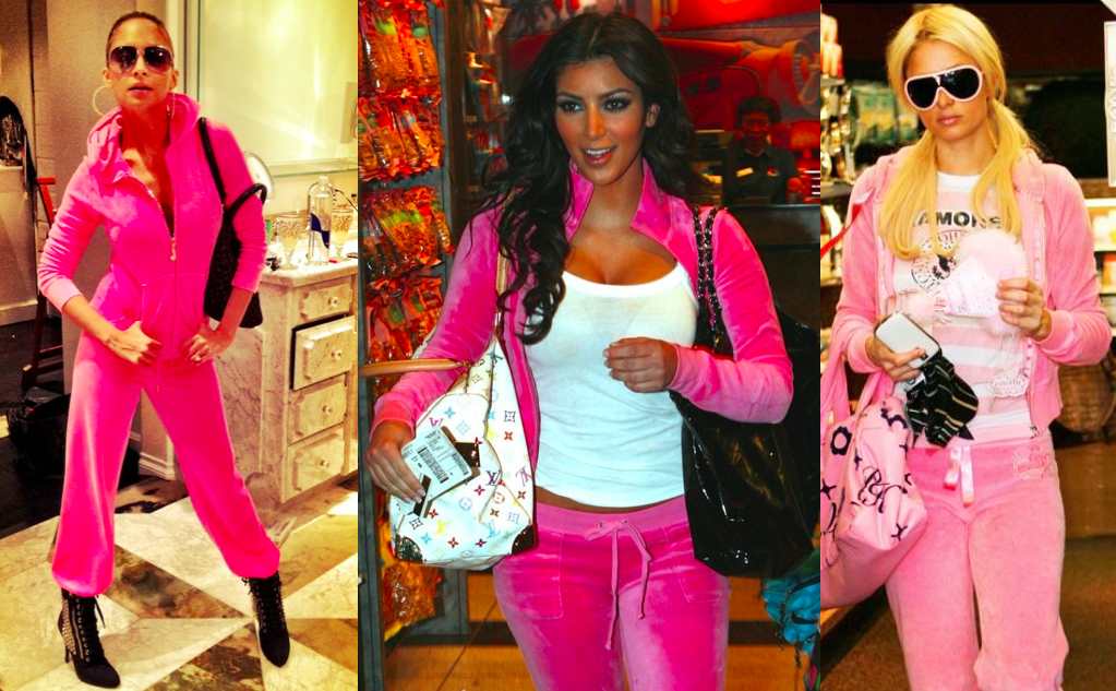 Gwiazdy w dresach Juicy Couture: Nicole Richie, Kim Kardashian i Paris Hilton