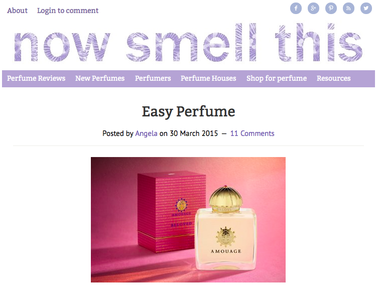 Najlepsze blogi o perfumach - Now Smell This