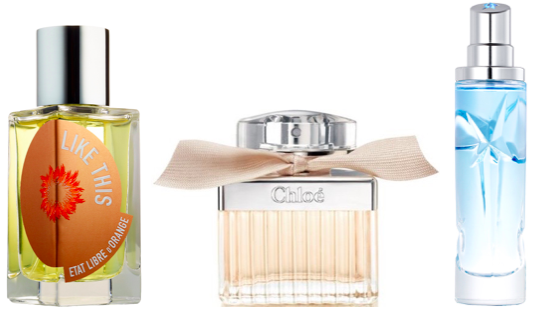 Ulubione perfumy Małgorzaty Kożuchowskiej: Etat Libre d'Orange Tilda Swinton Like This, Chloé, Thierry Mugler Angel Innocent