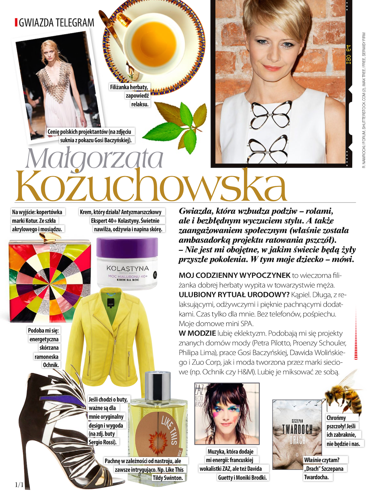 Ulubione perfumy Małgorzaty Kożuchowskiej - Claudia