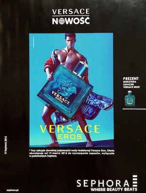 Reklama perfum Versace Eros (+ Sephora)